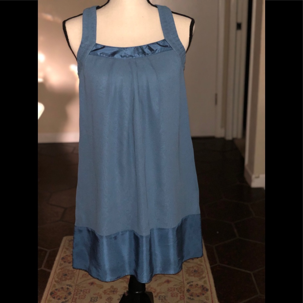 Banana Republic petite Satin Tank dress size S